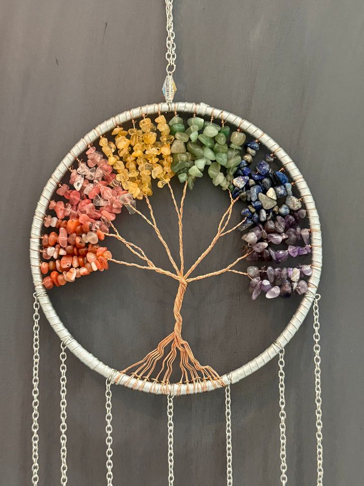 Six Chakra Harmony Tree of Life Wall Décor – Energy Alignment & Balance