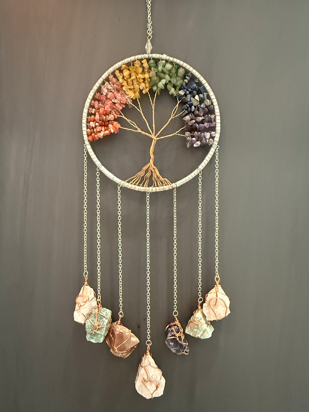 Six Chakra Harmony Tree of Life Wall Décor – Energy Alignment & Balance