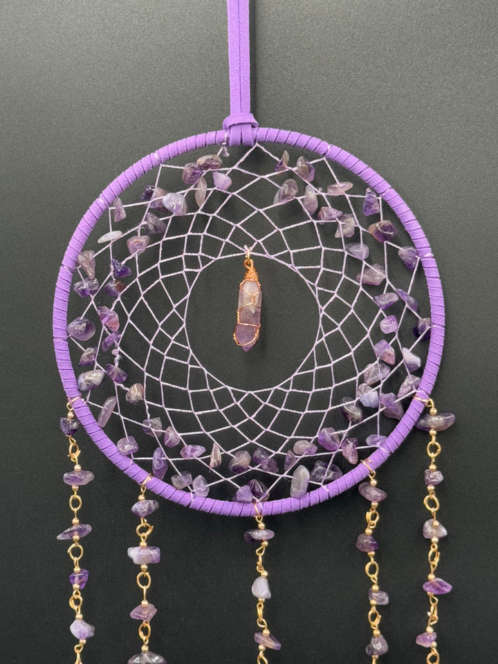 Amethyst & Agate Serenity Sun & Dream Catcher