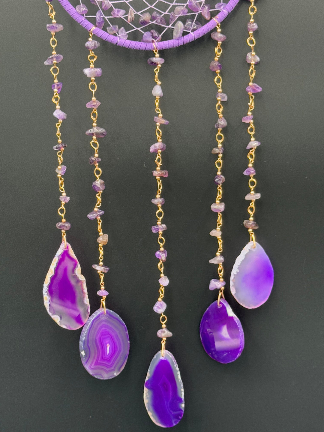 Amethyst & Agate Serenity Sun & Dream Catcher