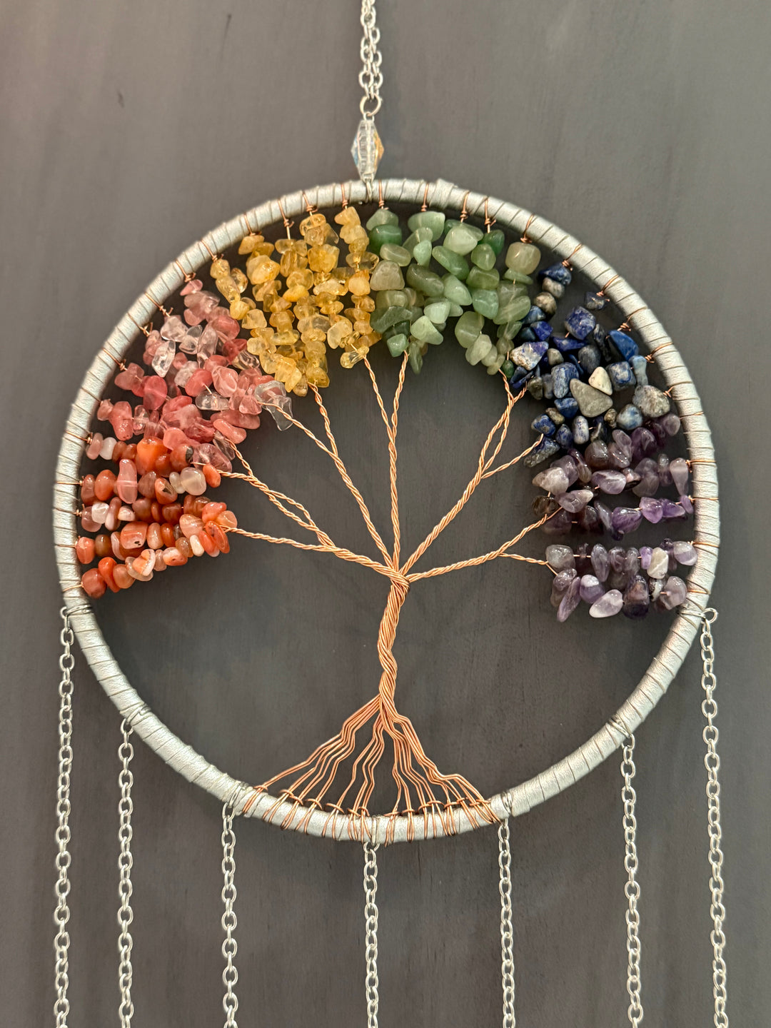 Six Chakra Harmony Tree of Life Wall Décor – Energy Alignment & Balance