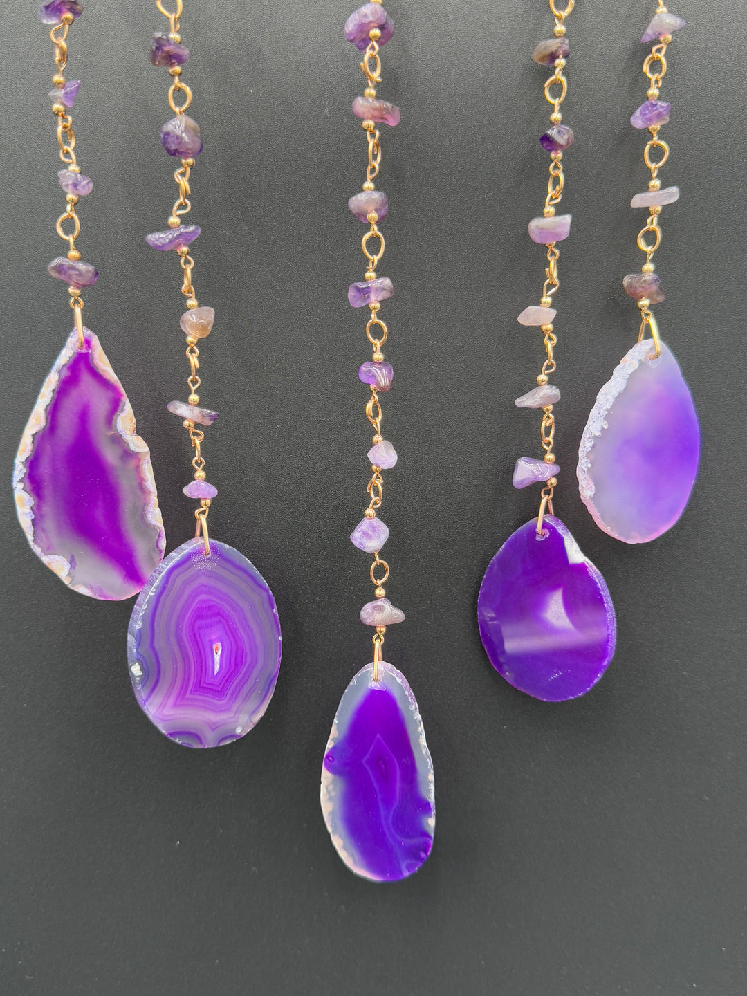 Amethyst & Agate Serenity Sun & Dream Catcher