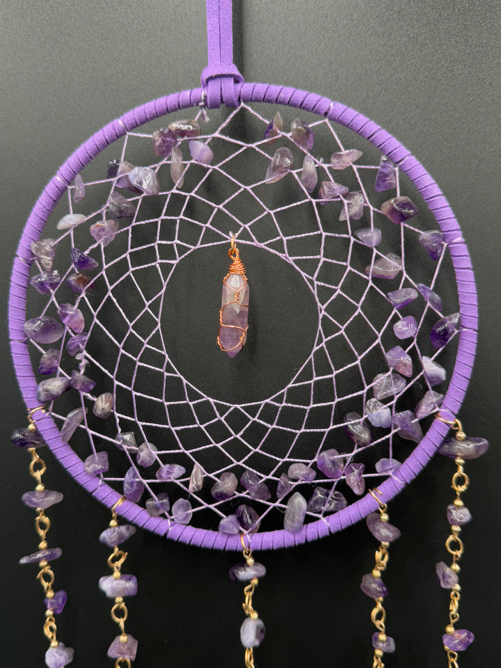 Amethyst & Agate Serenity Sun & Dream Catcher