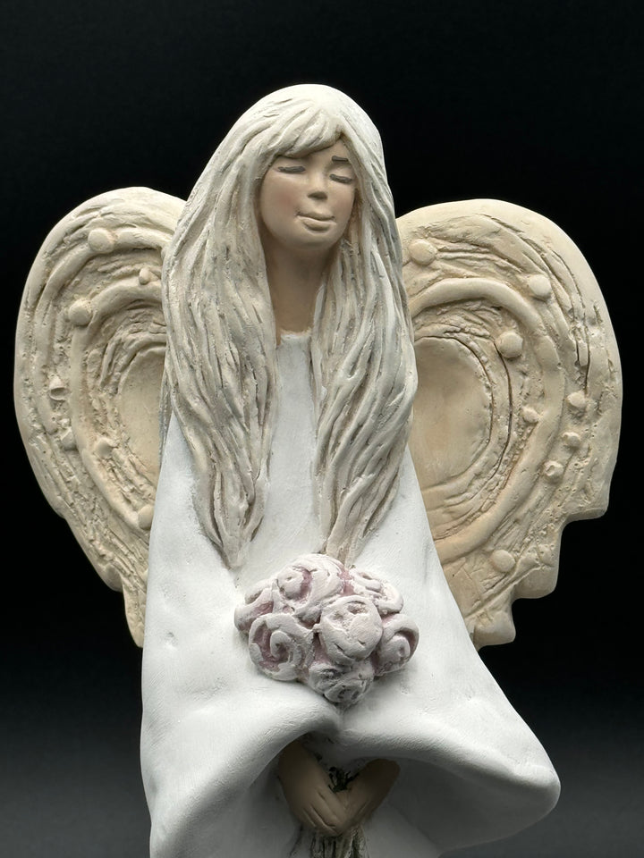Vivartis Angel- Divine Harmony - The Rose Winged Seraph (495)