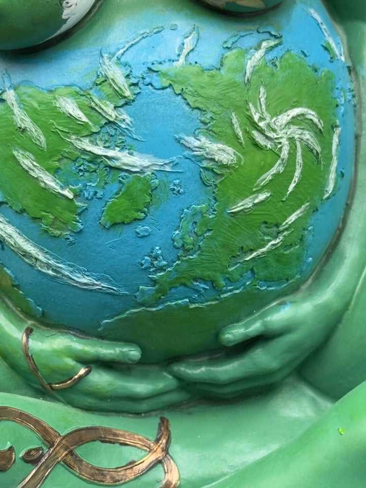 Large/Small Hand-painted "Gaia" Mother Earth Polyresin Statue