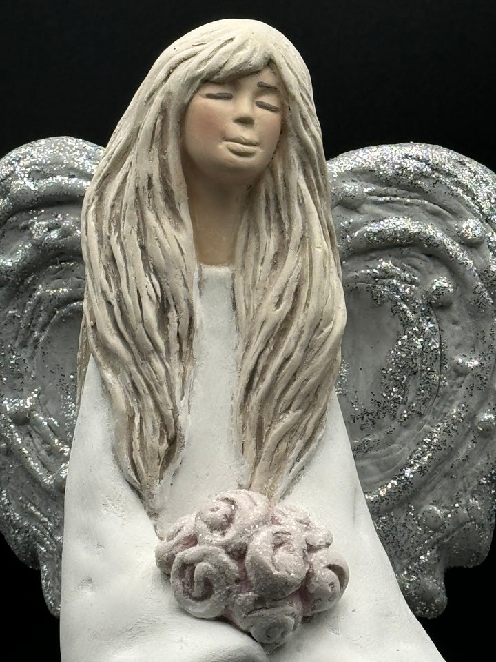 Vivartis Angel- Divine Harmony - The Rose Winged Seraph (495)