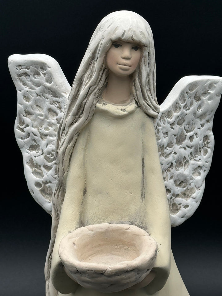 Vivartis Angel- Golden Serenity - The Candle-Bearer Angel (425W)