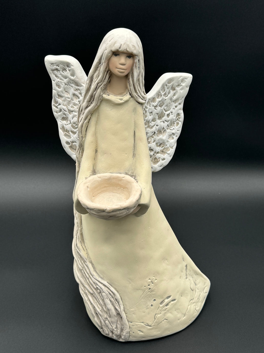 Vivartis Angel- Golden Serenity - The Candle-Bearer Angel (425W)