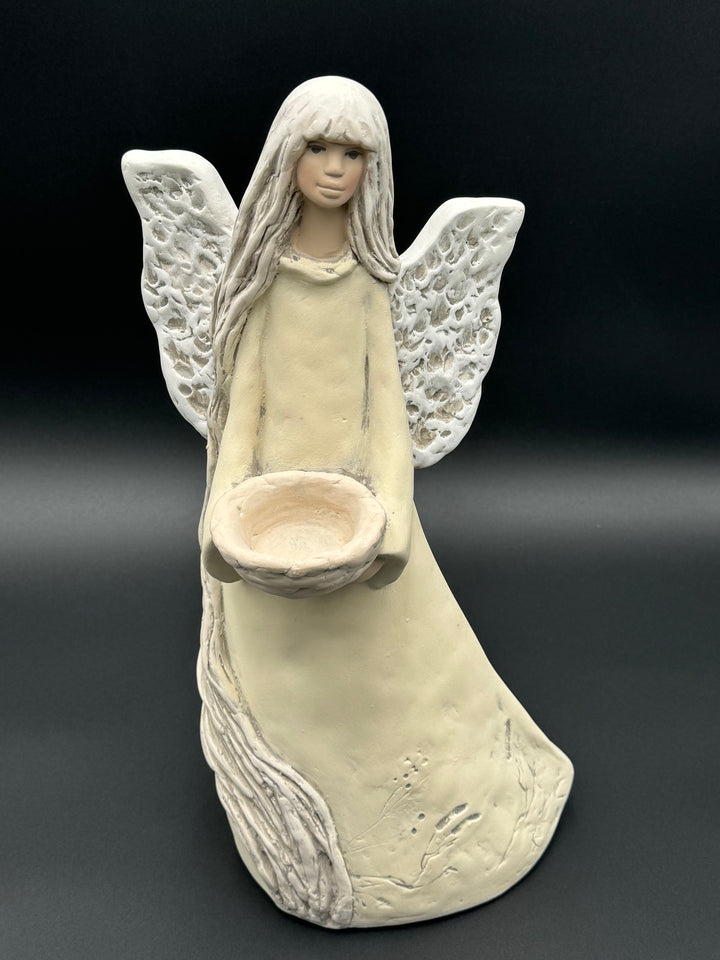 Vivartis Angel- Golden Serenity - The Candle-Bearer Angel (425W)