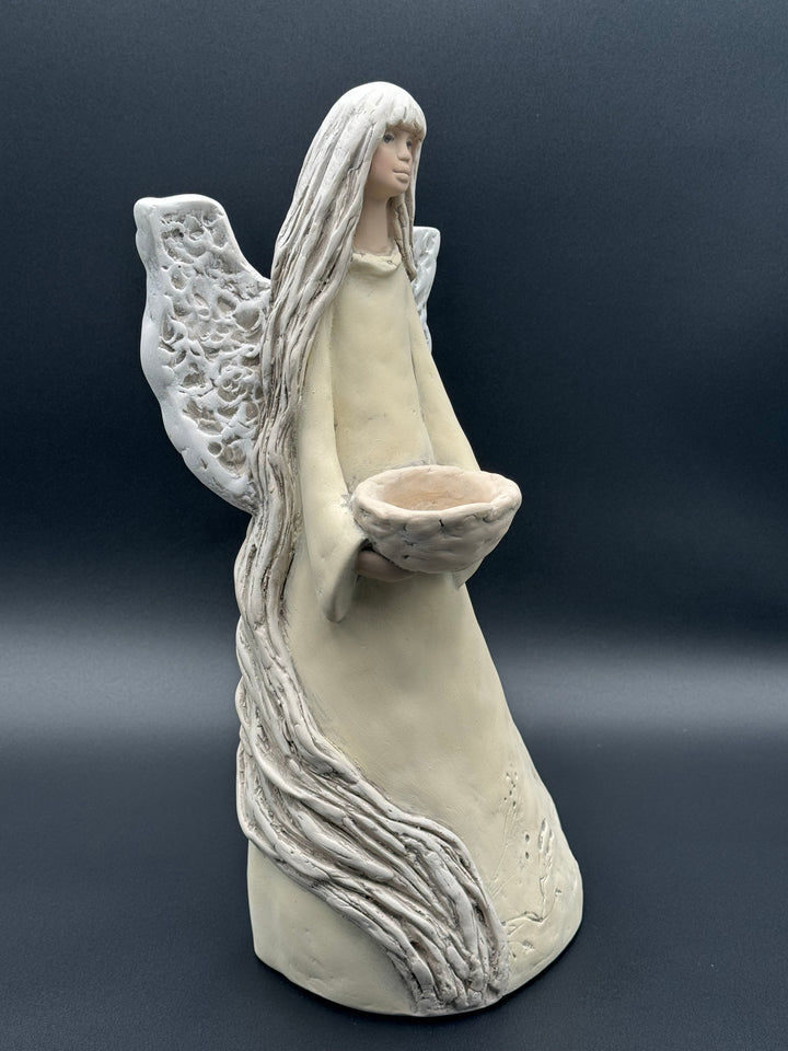 Vivartis Angel- Golden Serenity - The Candle-Bearer Angel (425W)