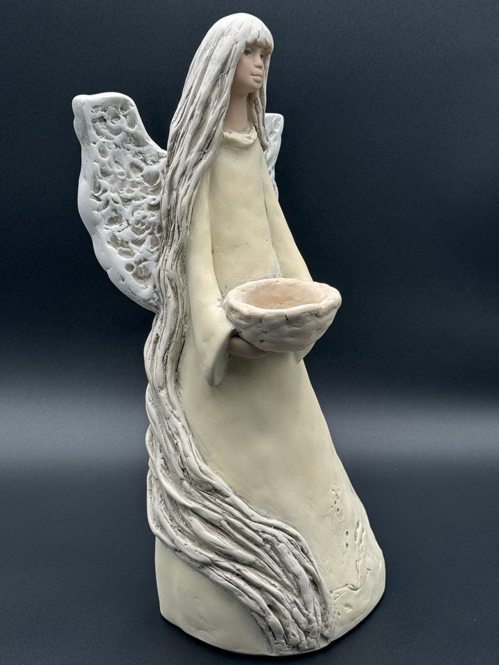 Vivartis Angel- Golden Serenity - The Candle-Bearer Angel (425W)