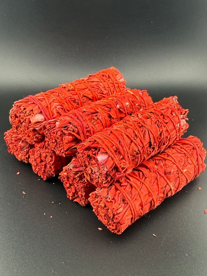 Dragon’s Blood Sage Smudge Stick – Energy Protection & Deep Cleansing