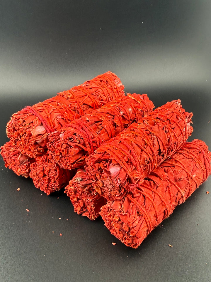 Dragon’s Blood Sage Smudge Stick – Energy Protection & Deep Cleansing