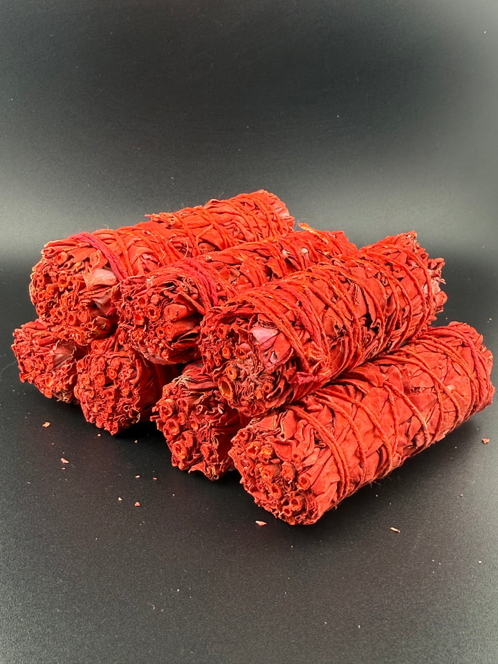 Dragon’s Blood Sage Smudge Stick – Energy Protection & Deep Cleansing