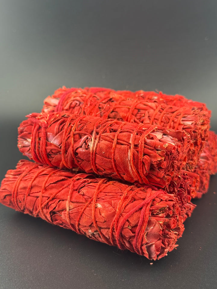 Dragon’s Blood Sage Smudge Stick – Energy Protection & Deep Cleansing