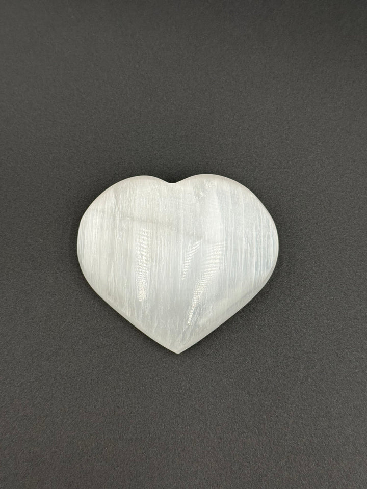 Beautiful large selenite heart for cleansing and clearing