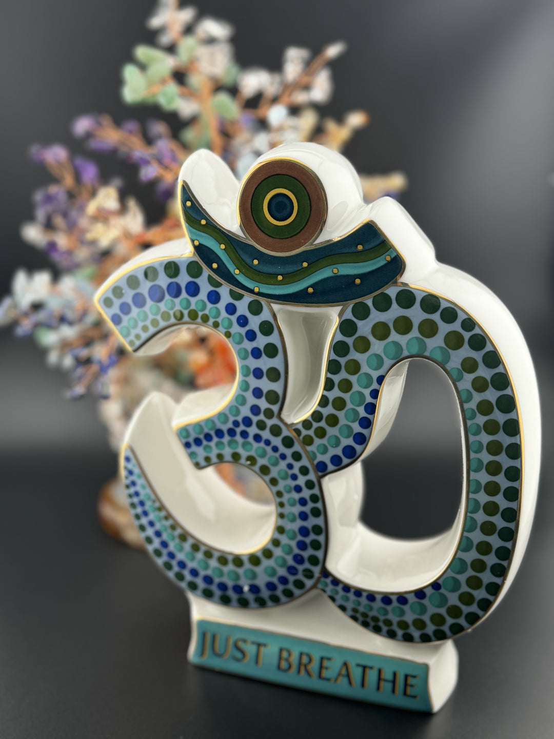 Karma & Luck- Om Statue - Just Breathe