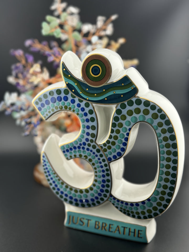 Karma & Luck- Om Statue - Just Breathe