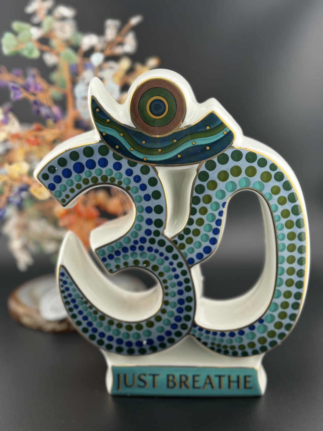 Karma & Luck- Om Statue - Just Breathe