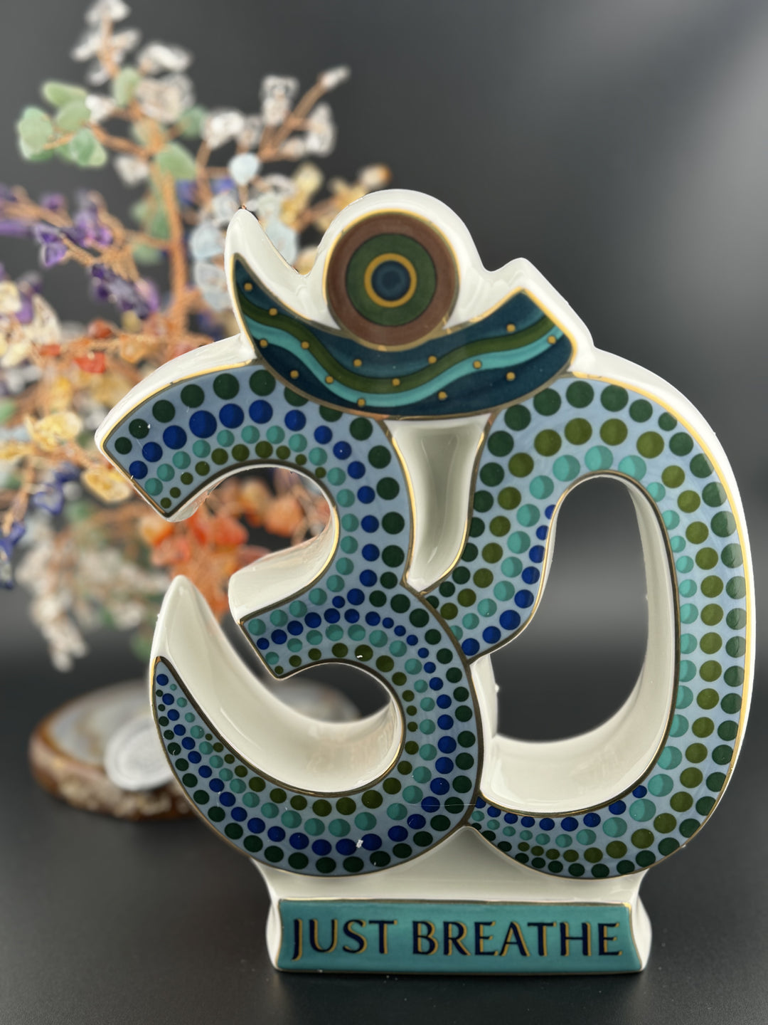 Karma & Luck- Om Statue - Just Breathe