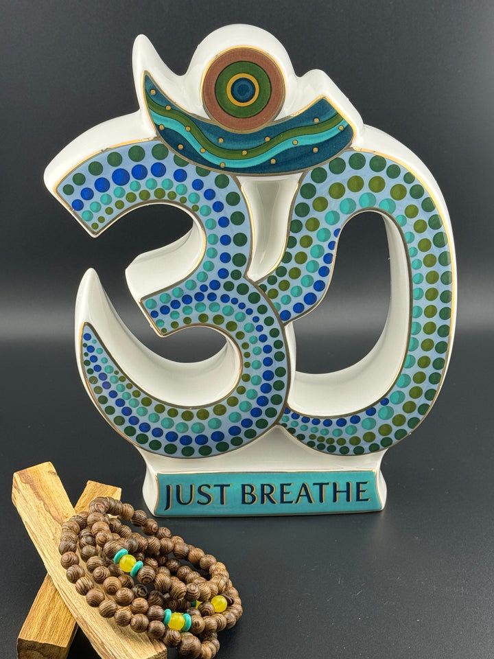 Karma & Luck- Om Statue - Just Breathe