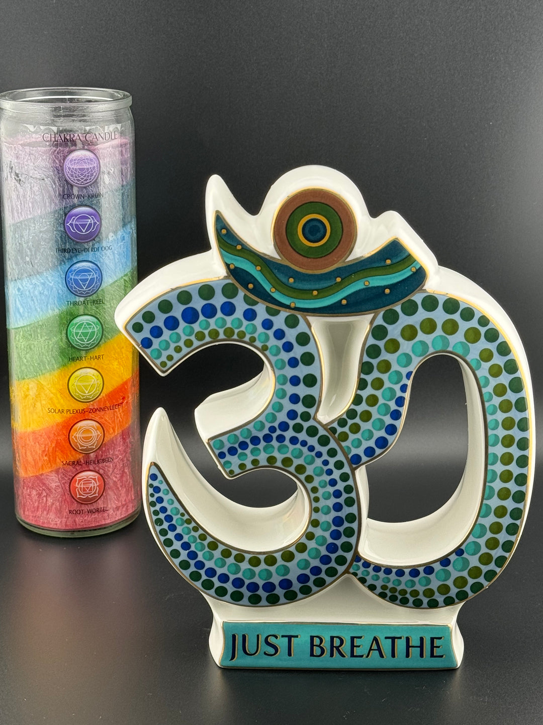 Karma & Luck- Om Statue - Just Breathe