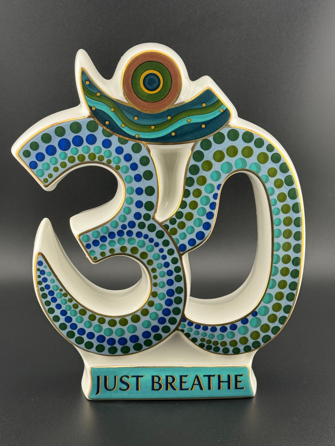 Karma & Luck- Om Statue - Just Breathe