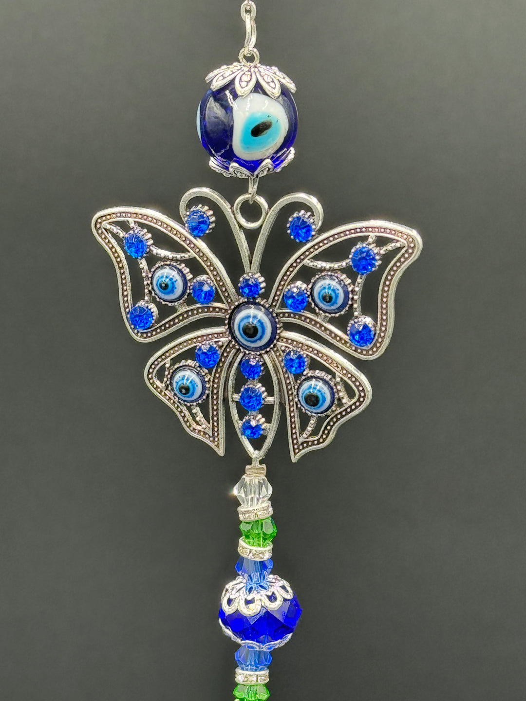 Azure Wing Harmony Crystal Sun Catcher