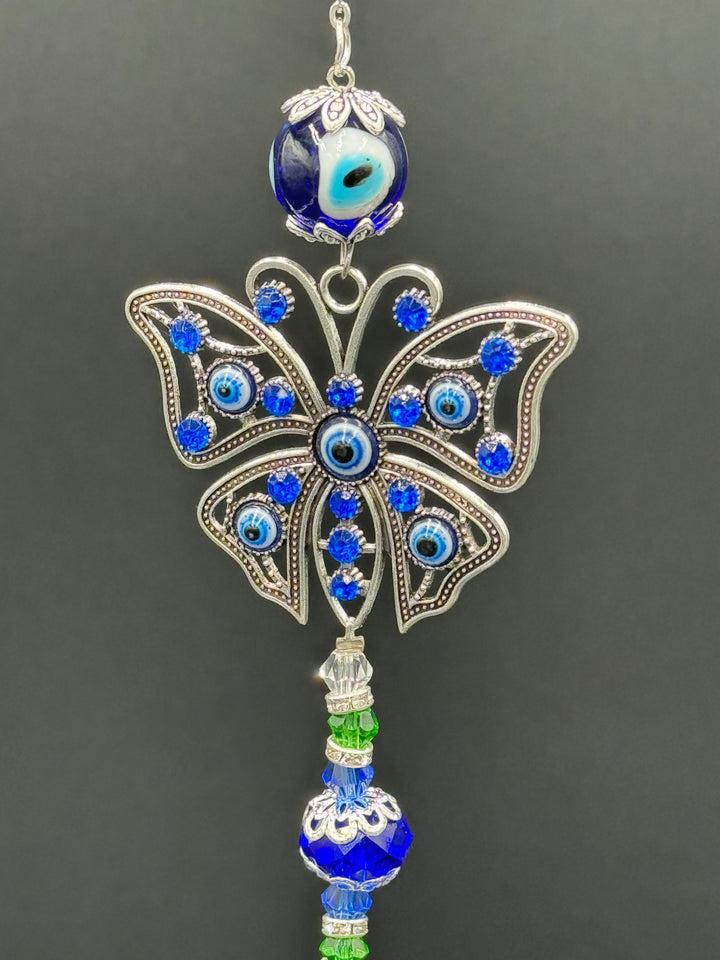 Azure Wing Harmony Crystal Sun Catcher