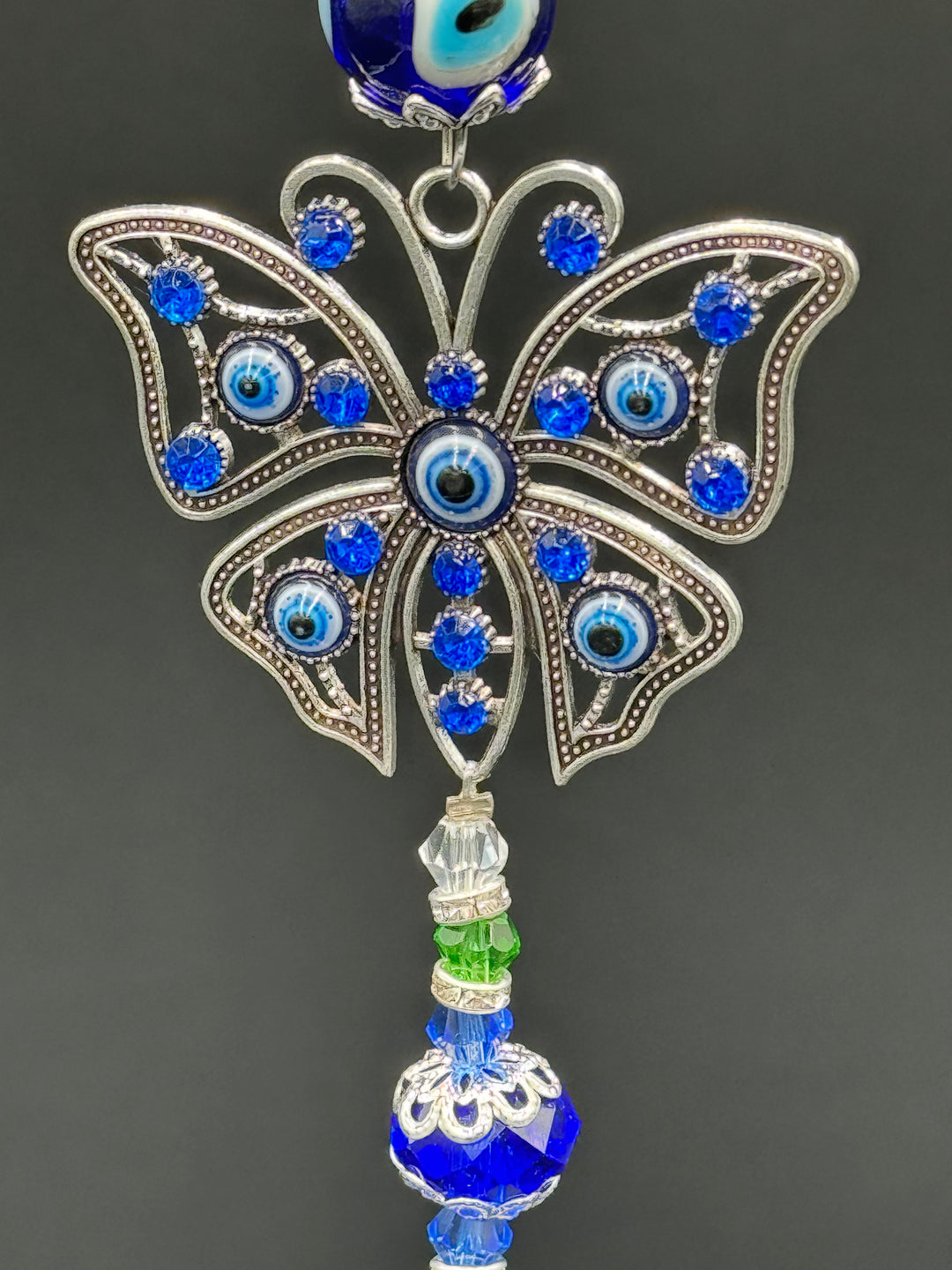 Azure Wing Harmony Crystal Sun Catcher