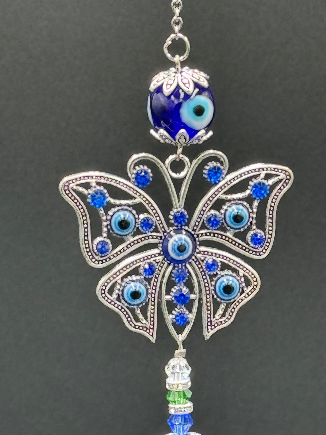 Azure Wing Harmony Crystal Sun Catcher