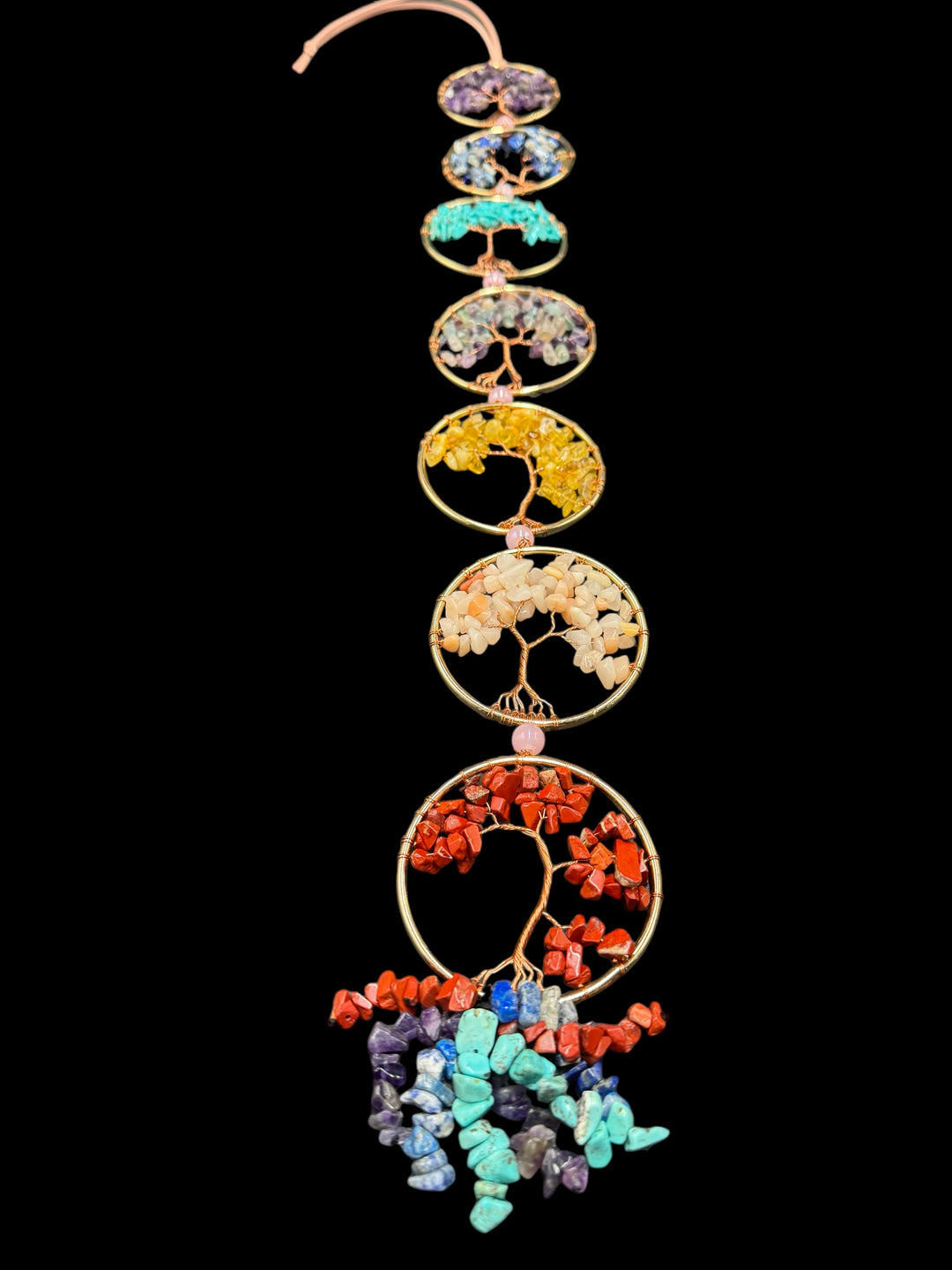 7 Chakras Tree of Life Dream Catcher Wall Decor