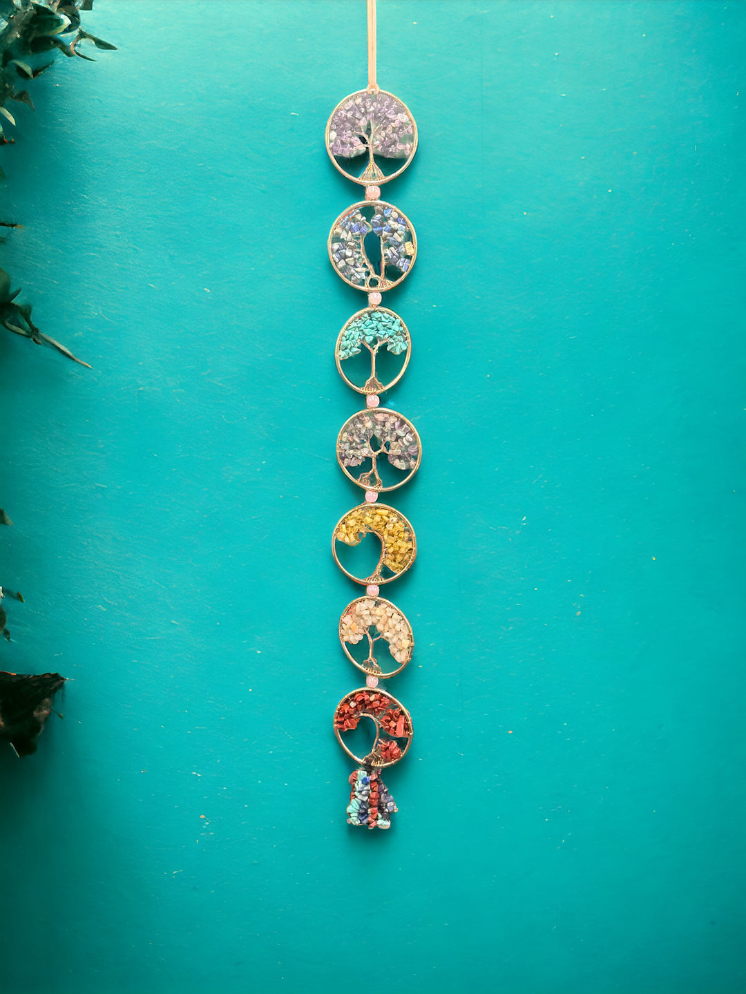 7 Chakras Tree of Life Dream Catcher Wall Decor