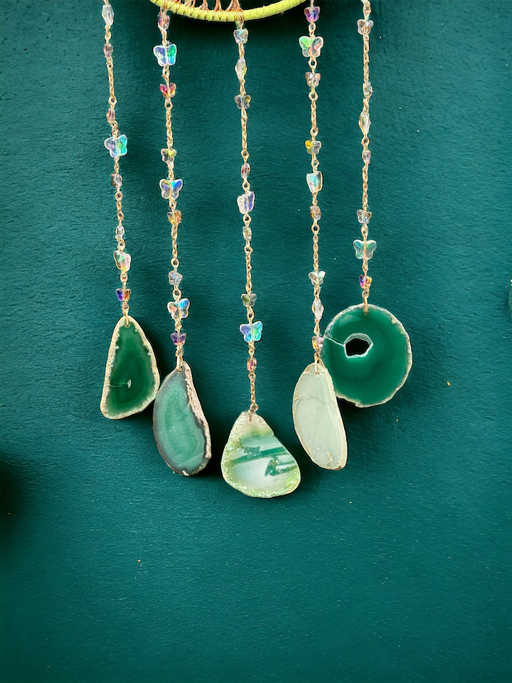 Southern Jade/Serpentine Moon Dream Catcher