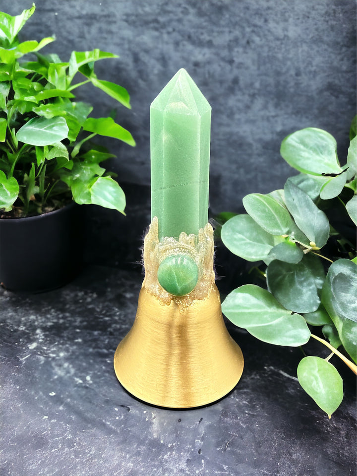 Natural Crystal Point Harmony Bell