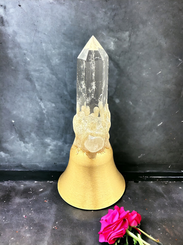 Natural Crystal Point Harmony Bell