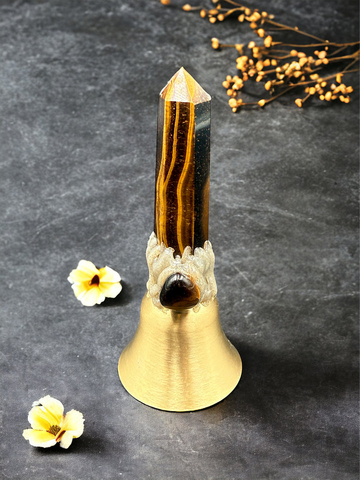 Natural Crystal Point Harmony Bell