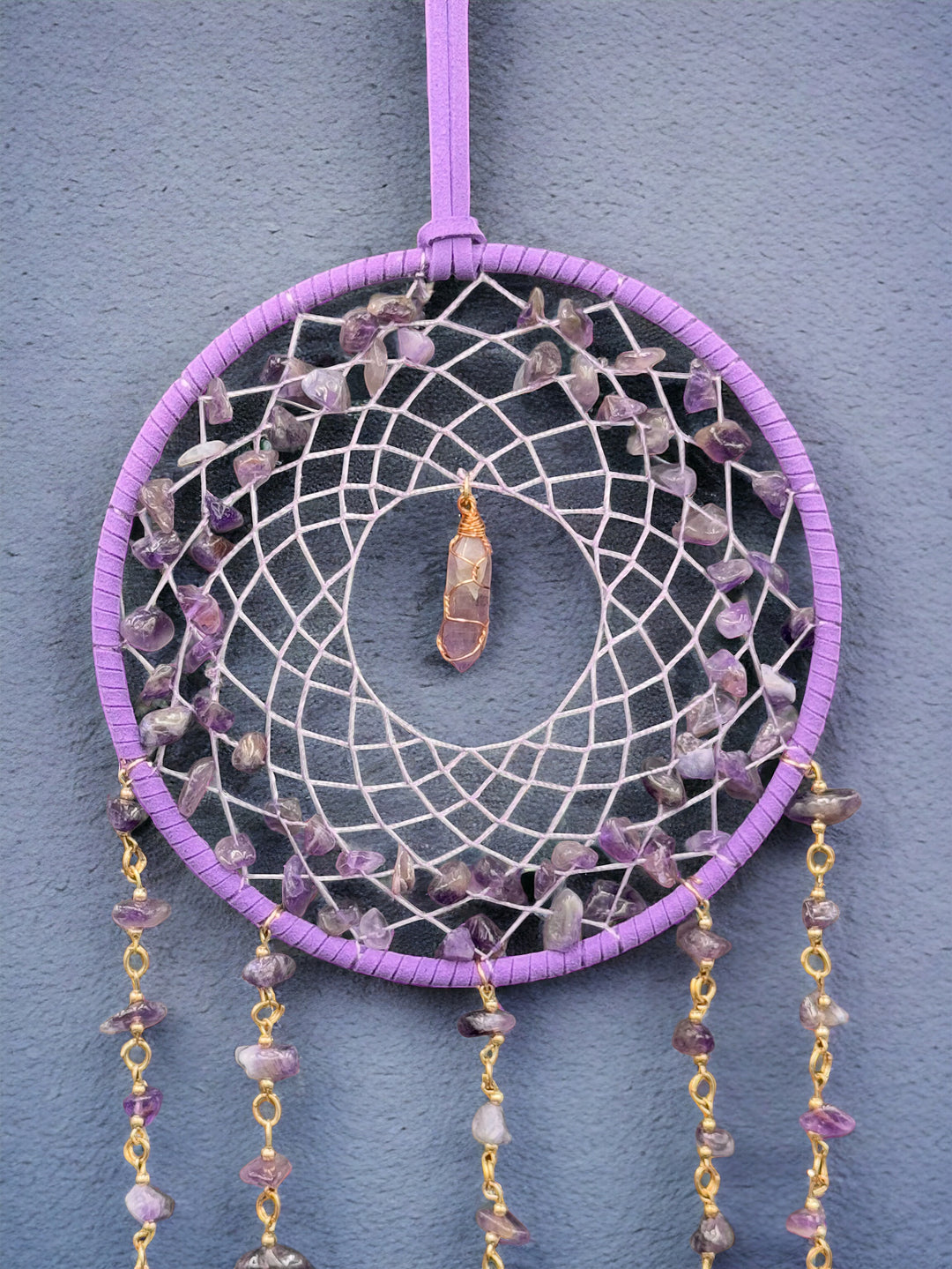 Amethyst & Agate Serenity Sun & Dream Catcher