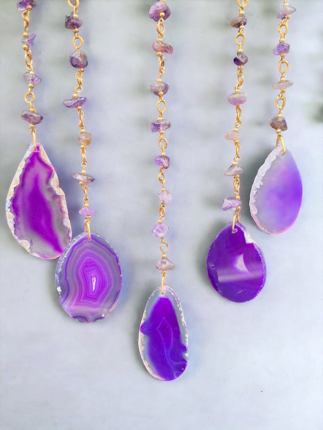 Amethyst & Agate Serenity Sun & Dream Catcher
