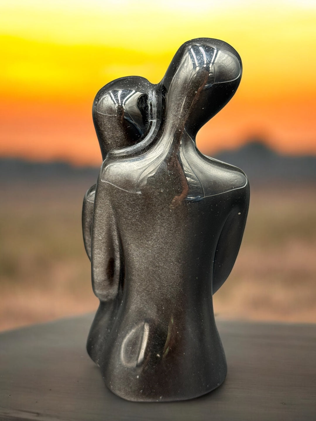 Eternal Embrace – Sacred Lovers Crystal Carving