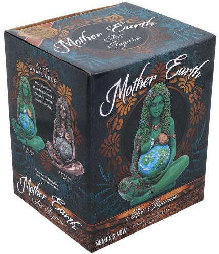 Large/Small Hand-painted "Gaia" Mother Earth Polyresin Statue