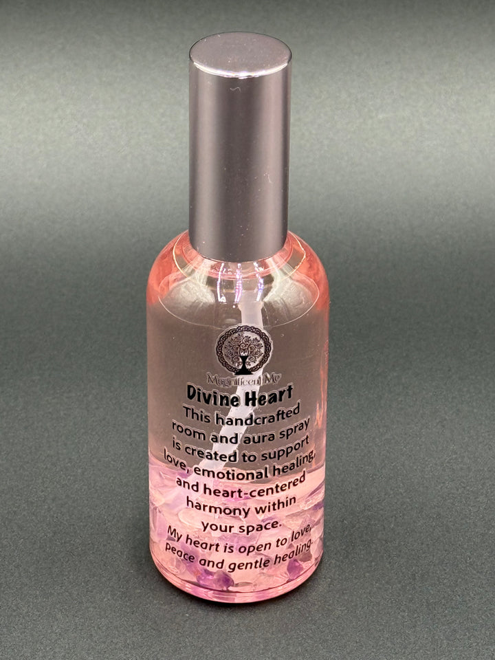 Divine Heart Aura Spray for self-love, healing rituals and energy cleansing