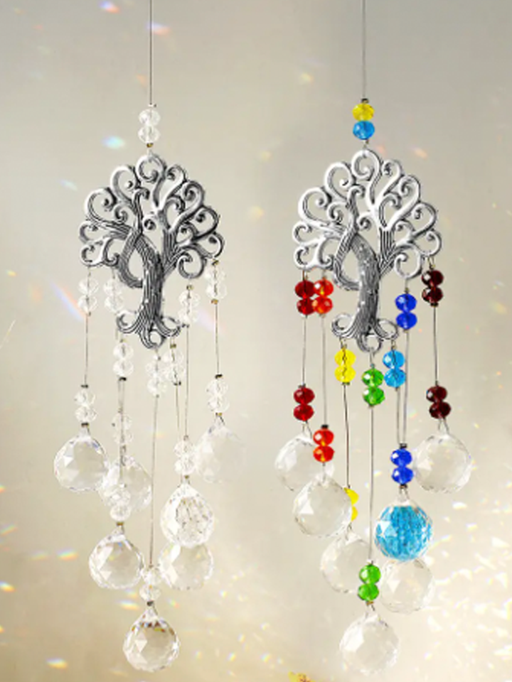 Tree Of Life Chakra Crystals Sun catcher