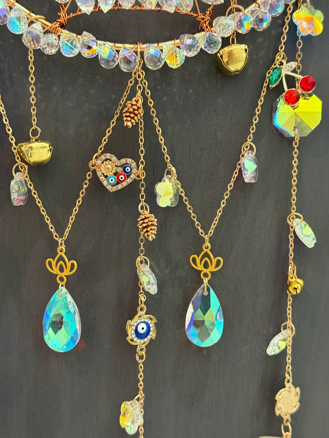 Ethereal Spider Crystal Sun Catcher – Protection, Spiritual Wall Décor & Energy Harmony